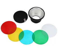 Godox AD-R14 Reflector and color gels Metallreflektor + filtersett Godox Mount
