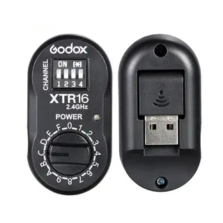 Godox Power Remote Receiver XTR-16 2.4G Tr&#229;dl&#248;s mottaker