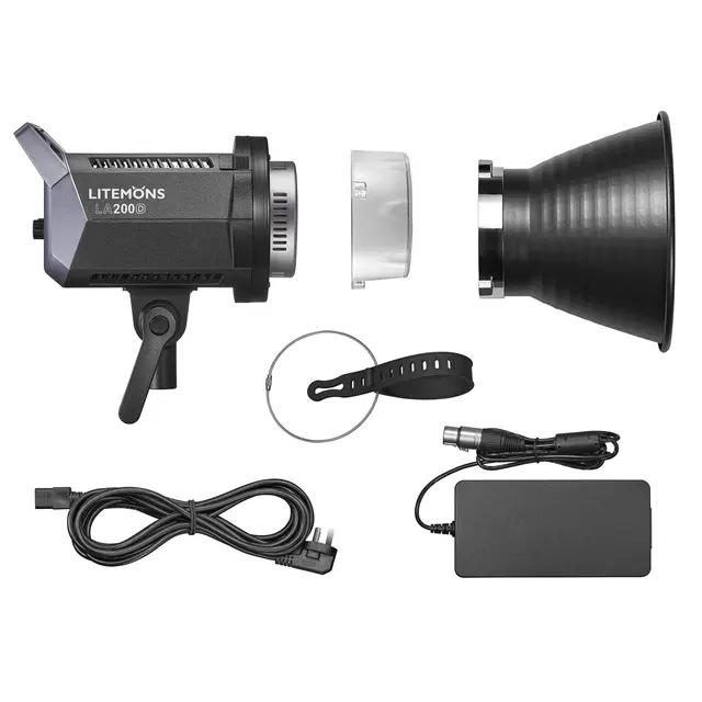 Godox Litemons LA200D Daylight LED Light Portabel LED lampe 5600K. 230W 