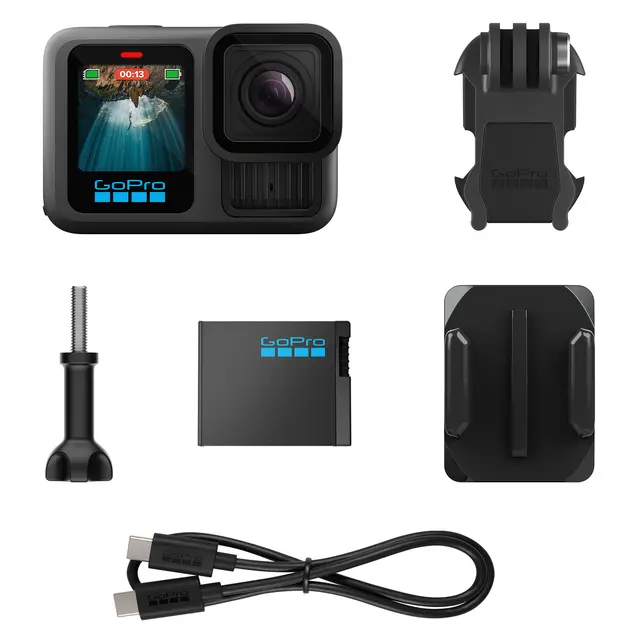 GoPro HERO13 Black OBS: Levering fra 10. september Kl 09:00 