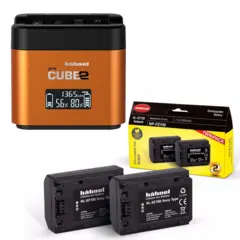 H&#228;hnel Procube 2 Twin Charger Sony kit Inkludert 2x HL-XZ100 Batteri