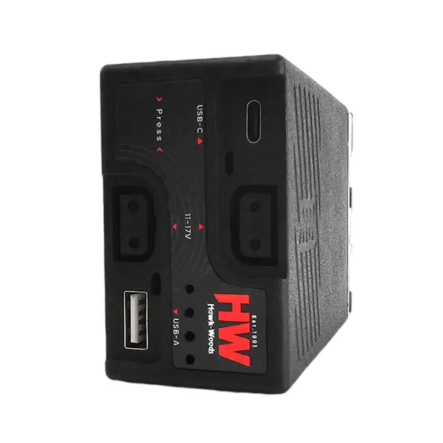 Hawk-Woods BP-98X 98Wh 14.4v Sony BP-U batteri USB A & C 