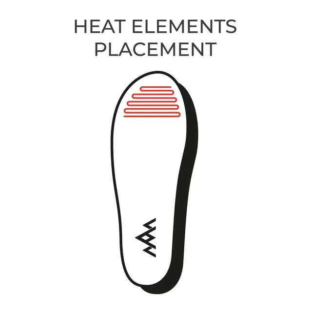 HeatX Heated APP Controlled Insoles XL Varmesåler. Blå - EU44/46 