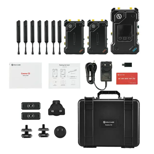 Hollyland COSMO C2 2TX/1RX 2 Transmitters/1 Receiver Kit 