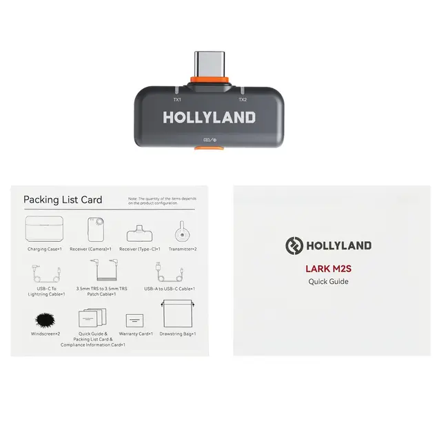 Hollyland LARK M2S USB-C Receiver For Lark M2S. Space Gray 