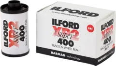 Ilford XP2 Super 135-36 Sort/hvit negativ film C41 prosess