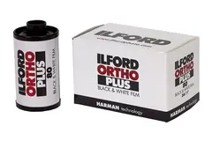 Ilford Ortho Plus 135-36 Sort/hvit orthochromatisk film 80 ISO