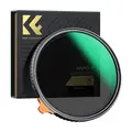K&amp;F Concept Variabel ND True Color 62mm ND2-ND32 Anti-Reflection/Scratch Nano-X