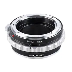 K&amp;F Concept Adapter Nikon til Sony E G/F/AI/AIS/D Objektiver. M18101