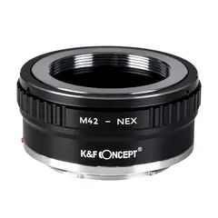 K&amp;F Concept Adapter M42 - Sony E Copper 42mm skrufatning til Sony E kamera