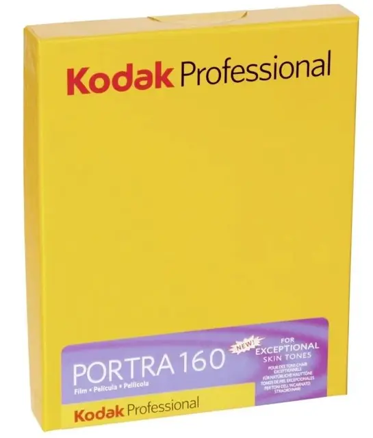 Kodak Portra 160 4X5 10 Sheets 4x5" storformat planfilm 10 ark 160 ISO 