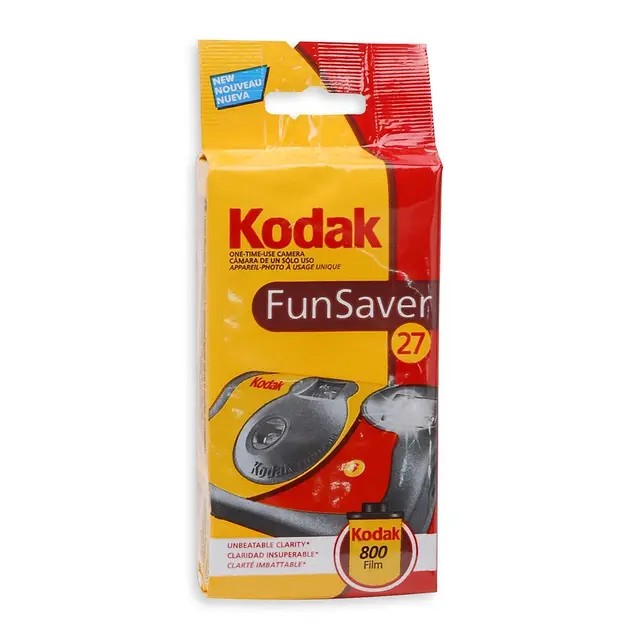 Kodak Fun Saver Engangskamera Engangskamera ISO 800, 27 bilder. Blits 