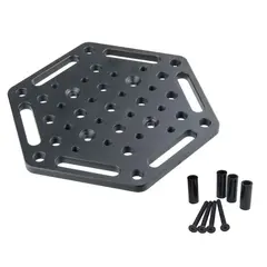 Kupo KS-0406 Hex Cheese Plate For 6&quot; Suction Cup