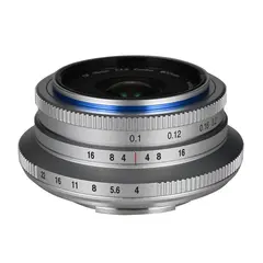 Laowa 10mm f/4 Cookie Silver For Fuji X. APS-C. Sølv
