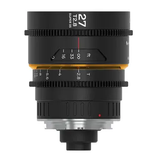 Laowa Nanomorph S35 Prime 3-Lens Bundle Arri PL + EF. 27mm, 35mm, 50mm. Amber