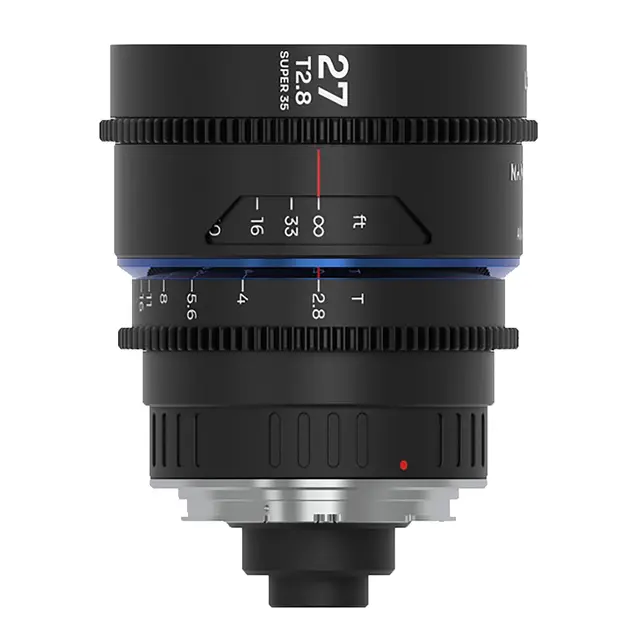 Laowa Nanomorph S35 Prime 3-Lens Bundle Arri PL + EF. 27mm, 35mm, 50mm. Blue 