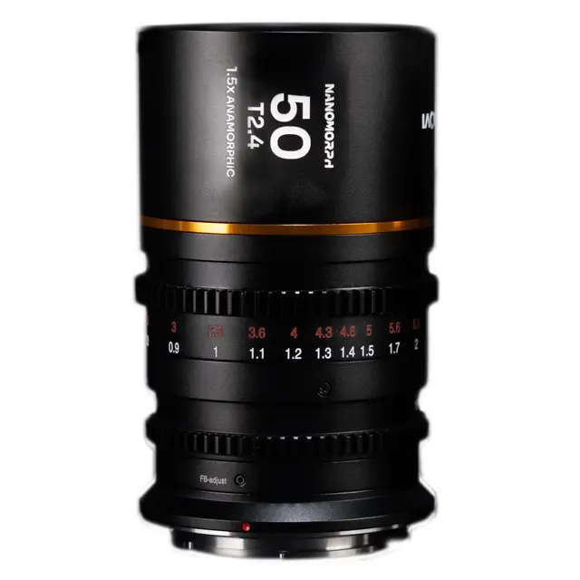 Laowa Nanomorph S35 Prime 3-Lens Bundle Canon RF. 27mm, 35mm, 50mm. Amber 