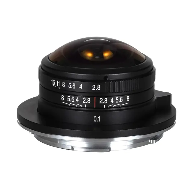 Laowa 4mm f/2.8 Circular Fisheye Lens For Nikon Z. Sort 
