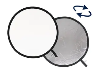 Manfrotto Collapsible Reflector 50cm 50cm Sølv og Hvit Reflektor
