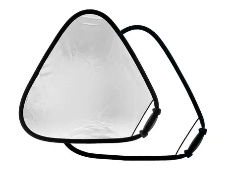 Manfrotto Trigrip Reflector 75cm S/W 75cm Reflektor med grep S&#248;lv og Hvit