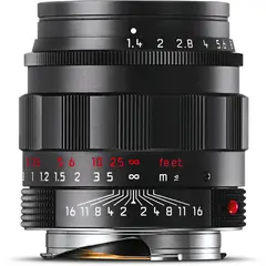 Leica Summilux-M f/1.4 50mm ASPH Matt svart med fillterfatning E43