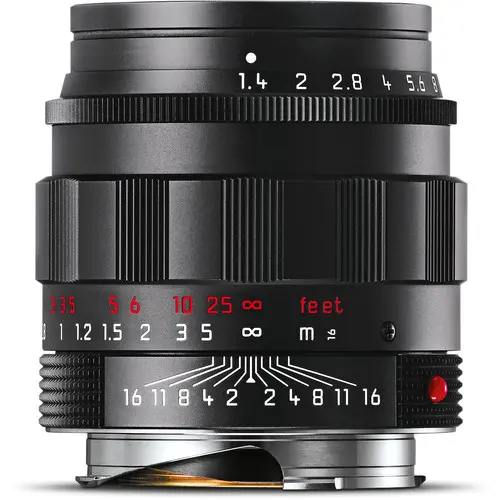 Leica Summilux-M f/1.4 50mm ASPH Matt svart med fillterfatning E43 