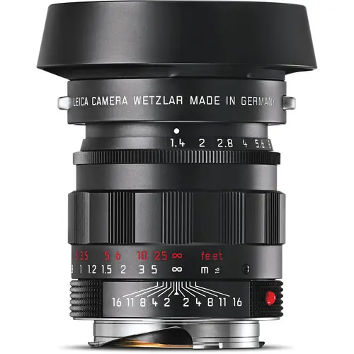 Leica Summilux-M f/1.4 50mm ASPH Matt svart med fillterfatning E43 