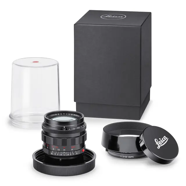 Leica Noctilux-M 50 f/1.2 ASPH Glossy Black Paint Finish 