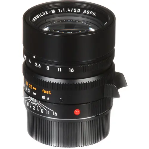 Leica Summilux-M f/1.4 50mm ASPH Sort Filterfatning E46 