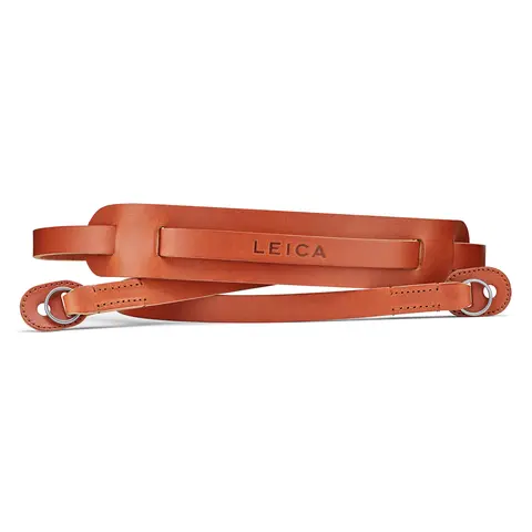 Leica Carrying Strap with Shoulderpad Cognac