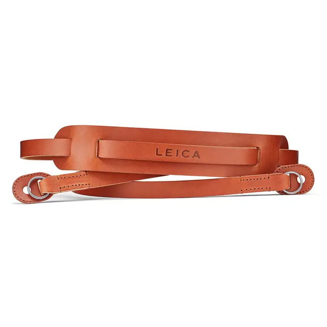 Leica Carrying Strap with Shoulderpad Cognac 