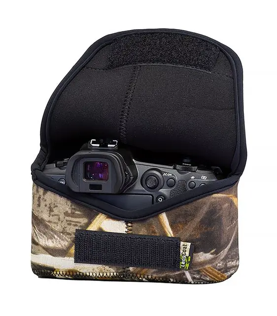 LensCoat BodyBag EOS R RealTree M4 Neopren kamerahus trekk Realtree Max4 