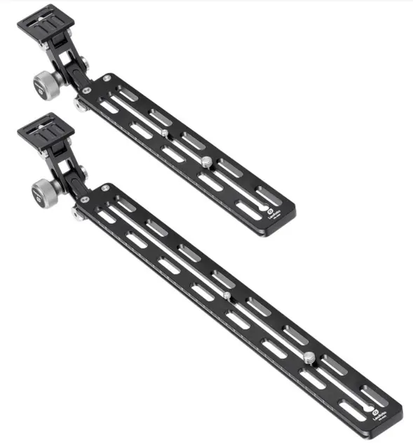 Leofoto Multi-Purpose Rail VR-400 Festeplate m/to-punkts støtte Arca Swiss 