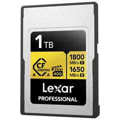 Lexar CFexpress 4.0 Pro Gold 1TB Type A. R1800/W1650 MB/s. VPG400