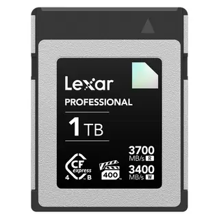 Lexar CFexpress 4.0 Pro Diamond 1TB Type B. R3700/W3400 MB/s (VPG400)