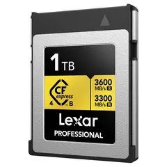 Lexar CFexpress 4.0 Pro Gold 1TB Type B Type B. R3600/W3300 MB/s