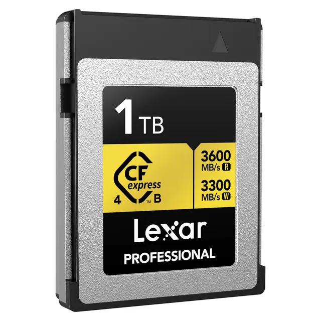 Lexar CFexpress 4.0 Pro Gold 1TB Type B Type B. R3600/W3300 MB/s 