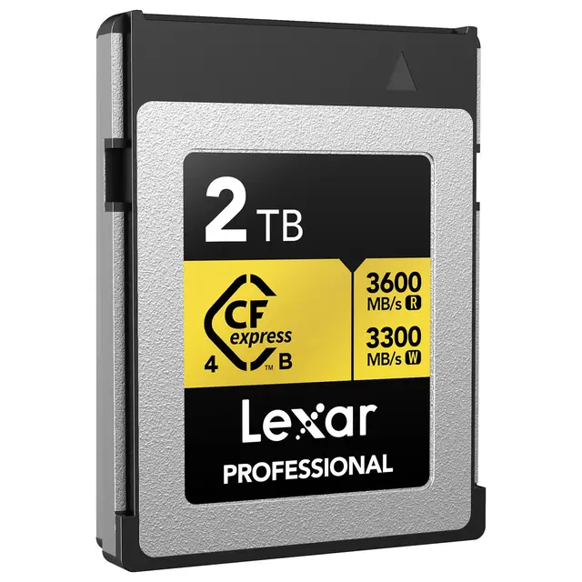 Lexar CFexpress 4.0 Pro Gold 2TB Type B Type B. R3600/W3300 MB/s 