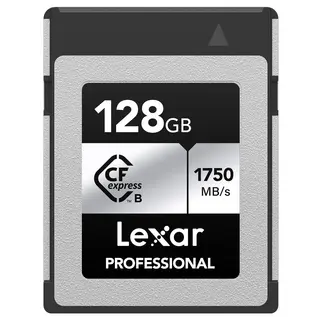 Lexar CFexpress Pro Silver 128GB Type B. R1750/W1300 MB/s