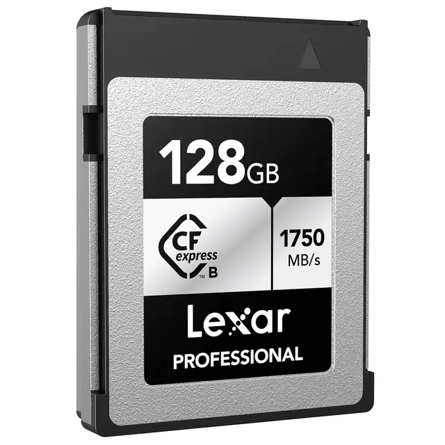 Lexar CFexpress Pro Silver 128GB Type B. R1750/W1300 MB/s 