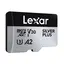 Lexar Pro Silver Plus microSDXC UHS-I/U3/A2/4K. R205/W100-150 V30