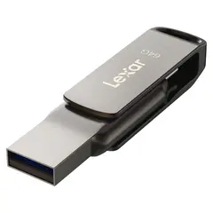 Lexar JumpDrive Dual Drive D400 64GB 64GB Minnepinne. USB-C og USB-A