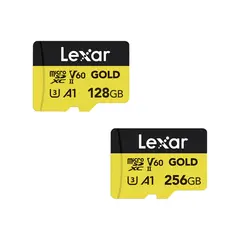 Lexar Pro microSDXC Gold UHS-II U3 V60. R280/W100