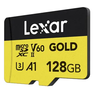 Lexar Pro microSDXC Gold UHS-II U3 128GB 128GB. V60. R280/W100