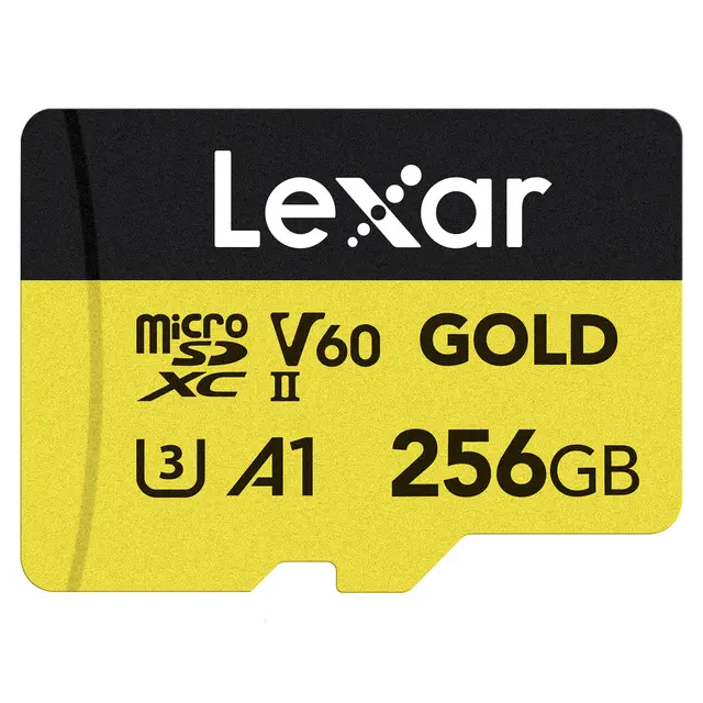 Lexar Pro microSDXC Gold UHS-II U3 256GB 256GB. V60. R280/W100 