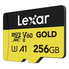 Lexar Pro microSDXC Gold UHS-II U3 256GB 256GB. V60. R280/W100