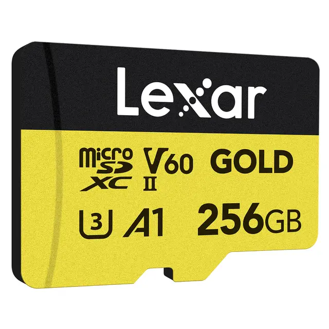 Lexar Pro microSDXC Gold UHS-II U3 256GB 256GB. V60. R280/W100 