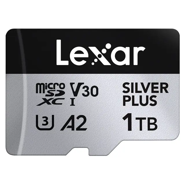 Lexar Pro Silver Plus microSDXC 1TB 1TB. UHS-I/U3/A2/4K. R205/W150 (V30) 