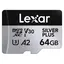 Lexar Pro Silver Plus microSDXC 64GB 64GB. UHS-I/U3/A2/4K. R205/W100 (V30) 