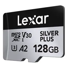 Lexar Pro Silver Plus microSDXC 128GB 128GB. UHS-I/U3/A2/4K. R205/W150 (V30)